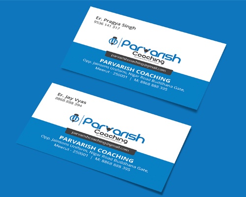 Coaching Classes Business Cards Design Agency
