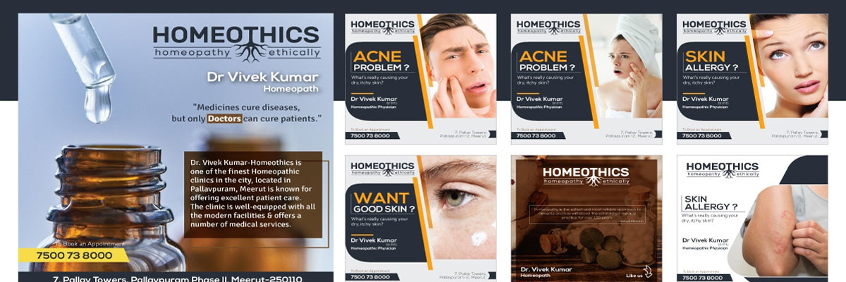 Homeopathy Logo Design and Visual Identity System.